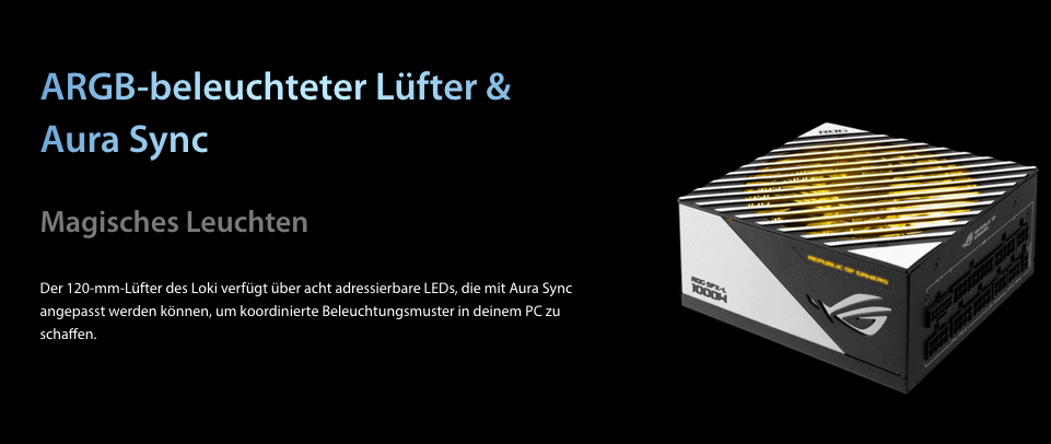 ⚡ Power-Deal: ASUS ROG Loki SFX-L 1000W Platinum – Zukunftssicherheit & ARGB für nur 155,90 €!