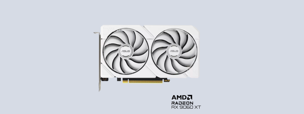 Deal-Alarm für weiße Builds: Die ASUS RX 9060 XT DUAL WHITE Edition fällt auf 349 €!