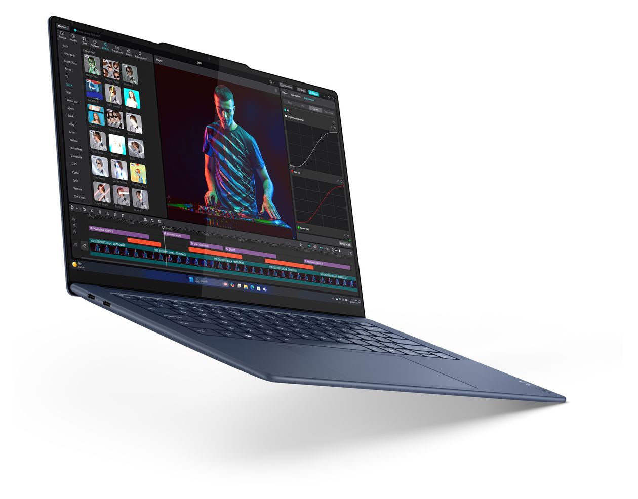 Lenovo Notebook Yoga Slim 7 14Q8X9 Laptop 14 Zoll 3K OLED 1 TB SSD 32 GB RAM